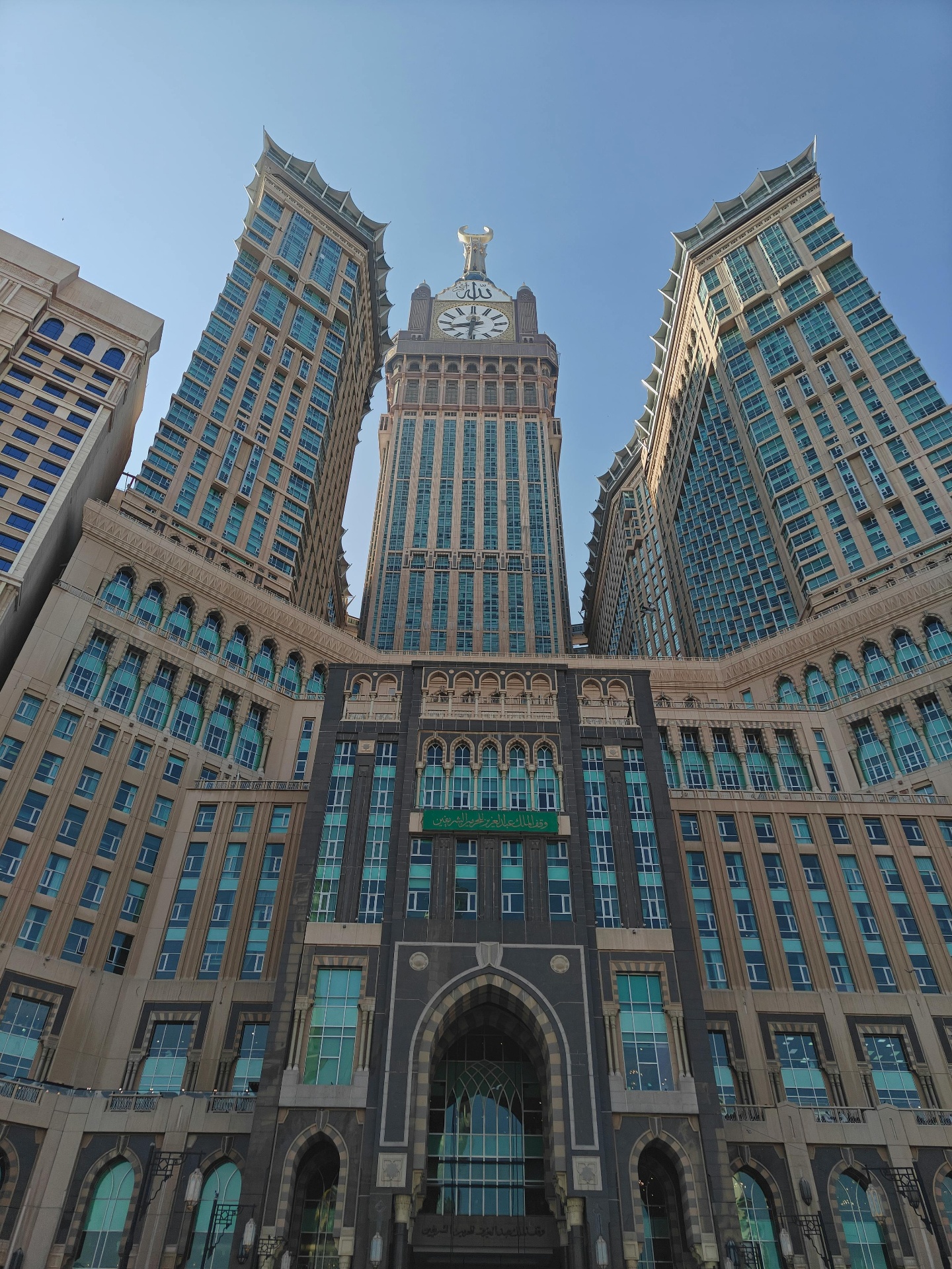 The Abraj Al Bait Clock Tower complex in Makkah